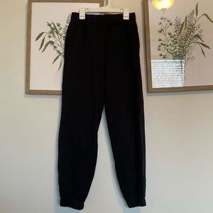 Black sweatpants
